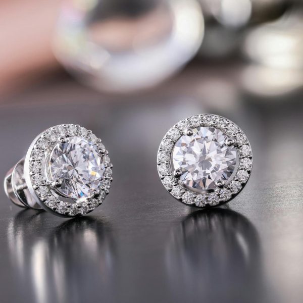 Pavé Stud Earrings