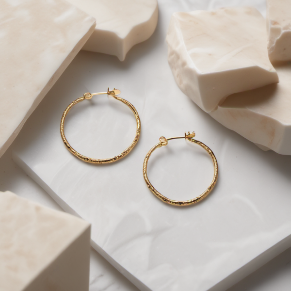 Twisted Hoop Earrings